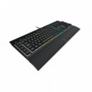 TECLADO GAMING CORSAIR K55 PRO USB ICUE RGB BLACK