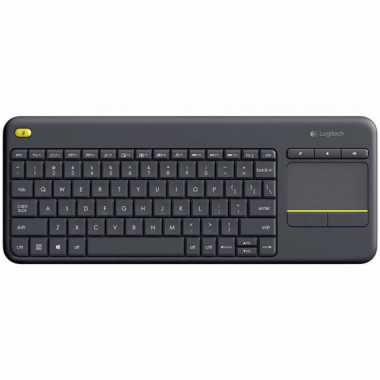 TECLADO LOGITECH K400 RF WIRELESS TOUCHPAD BLACK