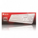 TECLADO NGS SPIKE USB WHITE