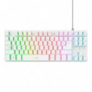 TECLADO TRUST GXT 833W THADO TKL GAMING USB RGB WH