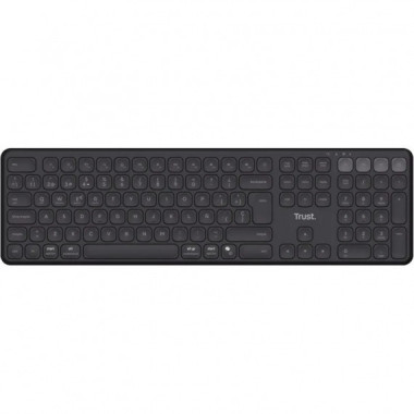 TECLADO TRUST VAIYA RECARGABLE WIRELESS BLUETOOTH