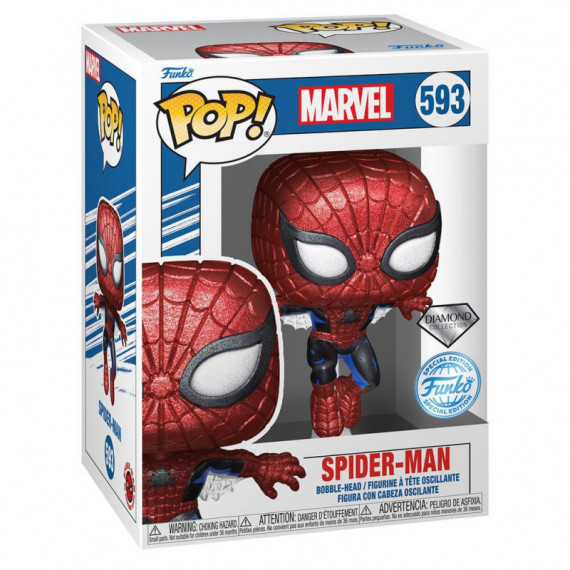 FUNKO Pop Spider Man 80TH Diamond Collection 593