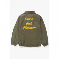 Chaquetas Hombre Chaqueta SERVICE WORKS Twill Work Olive