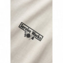 Camisetas Hombre Camiseta SERVICE WORKS Pigment Dyed Trademark Neutral