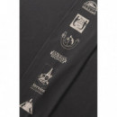 Camisetas Hombre Camiseta SERVICE WORKS Bootleg Charcoal