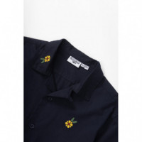 Camisas Camisa SERVICE WORKS Cross Stitch Dark Navy