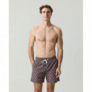 Scotta 1985 Bañadores Hombre Bañador SCOTTA Logo Geometric Khaki