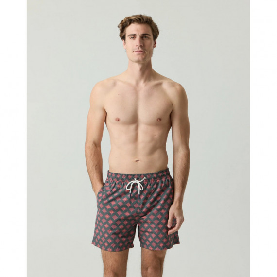Scotta 1985 Bañadores Hombre Bañador SCOTTA Logo Geometric Khaki