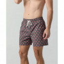 Scotta 1985 Bañadores Hombre Bañador SCOTTA Logo Geometric Khaki