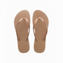 Calzado Sandalias HAVAIANAS Slim Crystal Sw II Rosa Oro