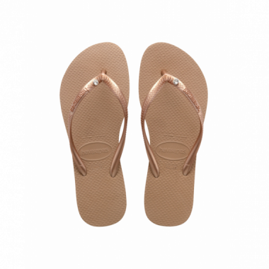 Calzado Sandalias HAVAIANAS Slim Crystal Sw II Rosa Oro