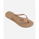 Calzado Sandalias HAVAIANAS Slim Crystal Sw II Rosa Oro