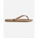 Calzado Sandalias HAVAIANAS Slim Crystal Sw II Rosa Oro