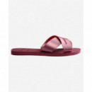 Calzado Sandalias HAVAIANAS Aqua Metallic Rojo