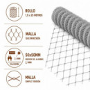 MALLA SIMPLE TORSION GALVANIZADA 50X50X2.1MM 2X25M DONNA GARDEN