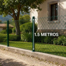 MALLA SIMPLE TORSION PLASTIFICADA 50X50X1.6/2.5MM 1.5X25M DONNA GARDEN