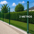 MALLA SIMPLE TORSION PLASTIFICADA 50X50X1.6/2.5MM 2X25M DONNA GARDEN