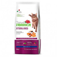 NATURAL TRAINER Gato Adulto Esterilizado Salmon 3 Kg