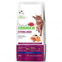 NATURAL TRAINER Gato Adulto Esterilizado Salmon 1.5 Kg