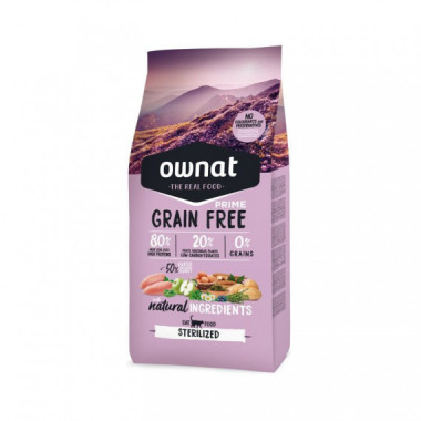 OWNAT gato adulto esterilizado just pescado 8 kg