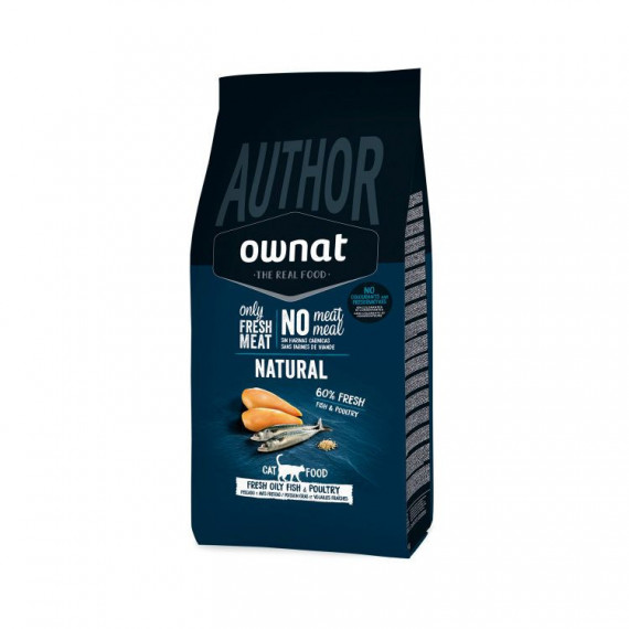 OWNAT gato adulto author pescado azul y aves de corral 3 kg