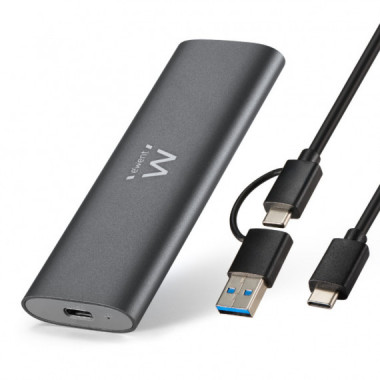 Caja Externa Disco Duro Pcie Ssd M.2 Nvme + Sata EWENT
