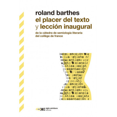 EL PLACER DEL TEXTO Y LECCION INAUGURAL