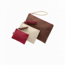 Olend Neceseres Pouch set ÖLEND Padded Brown + Sand + Cherry red