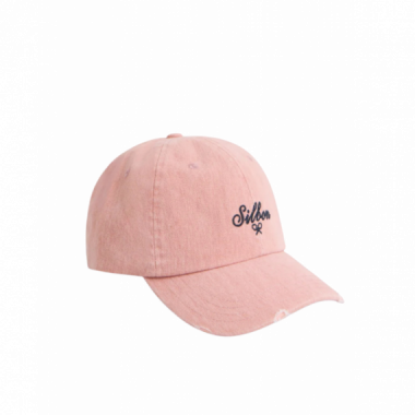 Gorra SILBON estilo denim coral
