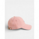 Gorra SILBON estilo denim coral