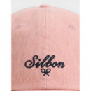 Gorra SILBON estilo denim coral