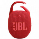 Altavoz Bluetooth JBL Clip 5 Rojo