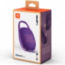 Altavoz Bluetooth JBL Clip 5 Púrpura