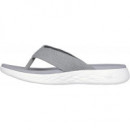 SKECHERS SANDALIAS ON THE GO 600 GRAY