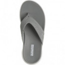 SKECHERS SANDALIAS GO WALK FLEX SANDAL GRAY