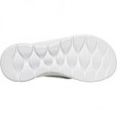 SKECHERS SANDALIAS GO WALK FLEX SANDAL GRAY
