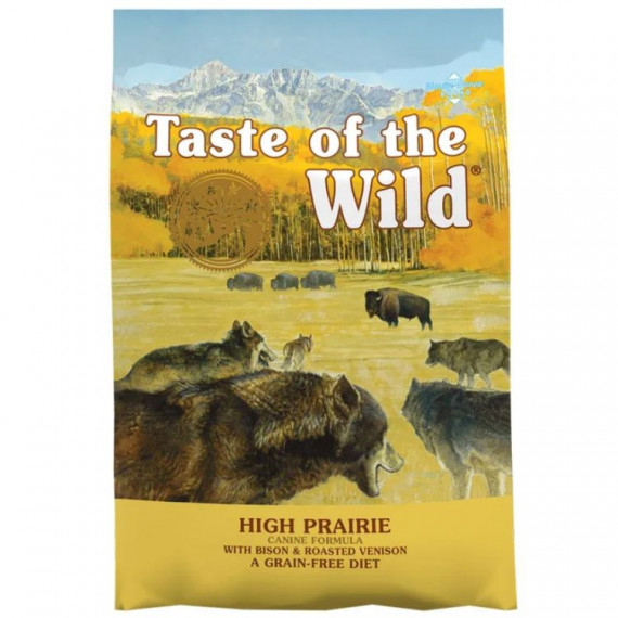 TASTE OF THE WILD perro adulto High praire bisonte 12.2 kg