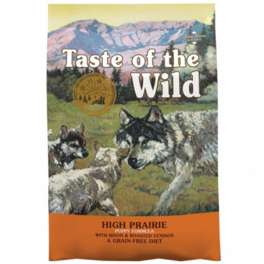TASTE OF THE WILD perro puppy High praire bisonte 12.2 kg