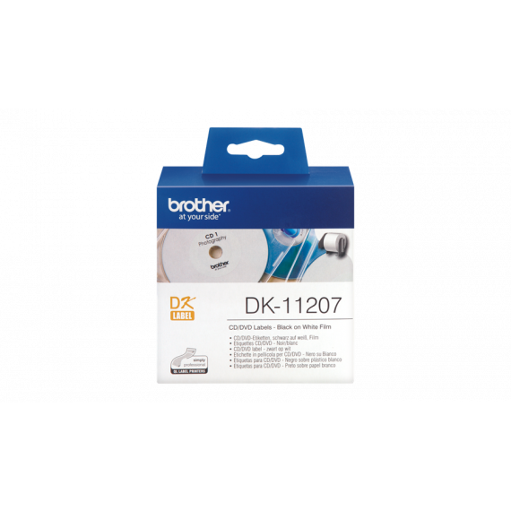 Etiquetas BROTHER de Cd-dvd 58X58MM (100 Und) (DK11207)