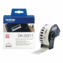 Cinta Pelicula Continua BROTHER Blanca 29 Mm X 15.24MTS (DK22211)