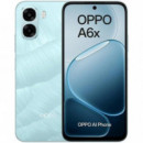Smartphone OPPO A6x 4G con Pantalla 6.75", 4GB RAM, 128GB y Cámara 13MPX, Azul Hielo