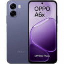 Smartphone OPPO A6x 4G 128GB Púrpura con Pantalla 6.75" y Cámara 13MP