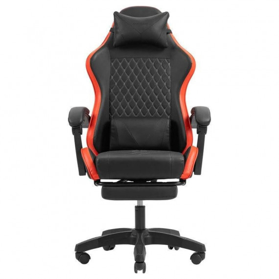 Silla Gaming Mars Gaming MGC-X Ergonómica con Reposapiés Piel PU Rojo/Negro