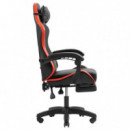 Silla Gaming Mars Gaming MGC-X Ergonómica con Reposapiés Piel PU Rojo/Negro