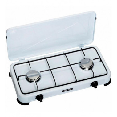 Hornillo Tristar KO-6382 de Gas Butano 2 Quemadores Port&aacute;til