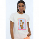 ANIMAL PRINT T-SHIRT WITH EMBROIDERED TR