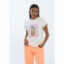 ANIMAL PRINT T-SHIRT WITH EMBROIDERED TR