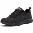 SKECHERS FLEX APPEAL 4.0 BRILLIANT VIEW BLACK