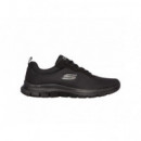 SKECHERS FLEX APPEAL 4.0 BRILLIANT VIEW BLACK