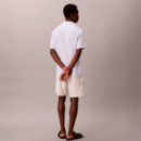 Shorts cargo de lino y algodón